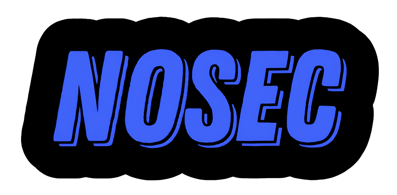 Nosec Blue Logo Letters